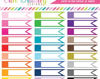 Blank Side Flags Clipart Label Clip Art Graphics Personal & Commercial Use OK