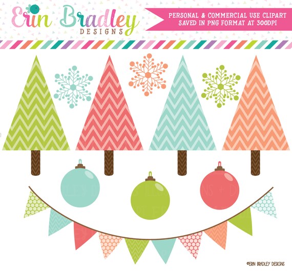 Holiday Clipart Clip Art Personal & Commercial Use Chevron | Etsy