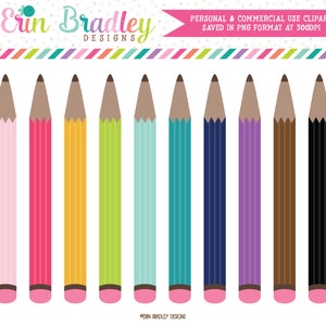 Potloden Clipart-illustraties voor persoonlijk en commercieel gebruik