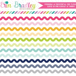 Ric Rak Clipart Borders, Digital Scrapbooking Clipart, Digital Embellishments, Border Clip Art