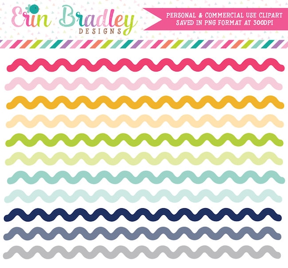 Ric Rak Clipart Borders, Digital Scrapbooking Clipart, Digital Embellishments, Border Clip Art Il_570xn