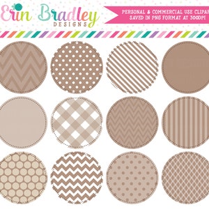 Marcos circulares de colores Kraft, imágenes prediseñadas para uso comercial, gráficos, descarga instantánea