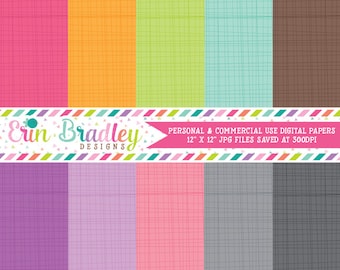 Digital Paper Pack Personal and Commercial Use Rainbow Criss Cross Scrapbooking Designs