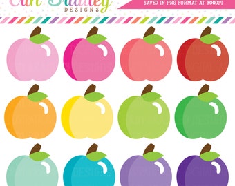 Apple Clipart, Lehrer Clipart, Schule ClipArt, Essen ClipArt, instant Download, kommerzielle Nutzung Grafiken