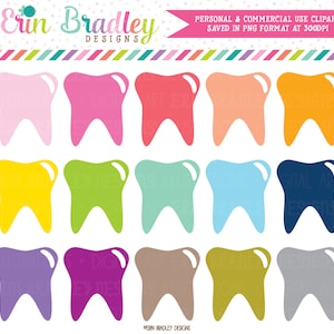 Clipart Zęba, Grafika Clipart Dentysty, Clipart Zęba, Clipart Planera, Użytek Komercyjny OK