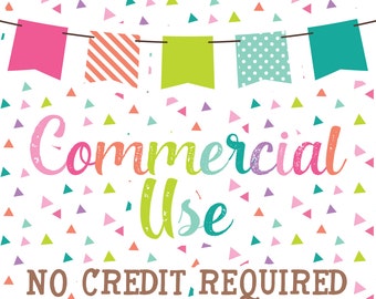 Commercial Use No Credit Required for Planner Girl Bundle