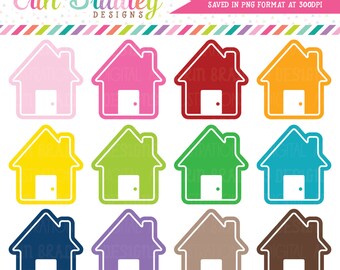 House Clipart, Home Clip Art, Moving Clip Art, Planner Clip Art Graphics Commercial Use OK