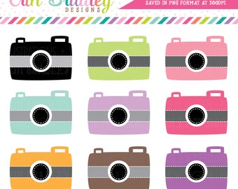 Camera Clip Art Clipart Photography Graphics for Personal & Commercial Use Instant Download