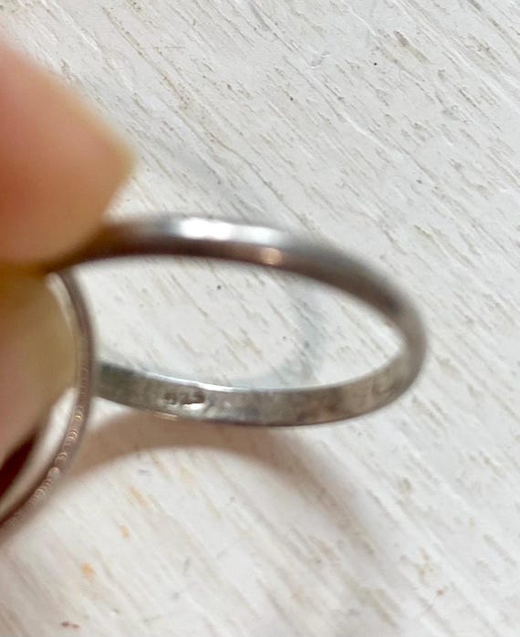 90's Sterling Silver Rolling Infinity Ring Size 5… - image 7