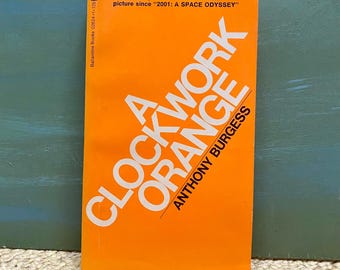 La naranja mecánica de Anthony Burgess Libro de bolsillo vintage Libro de bolsillo de 1972