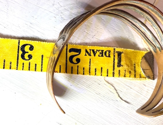 Vintage Solid Copper Cuff Bracelet Bell Trading P… - image 6