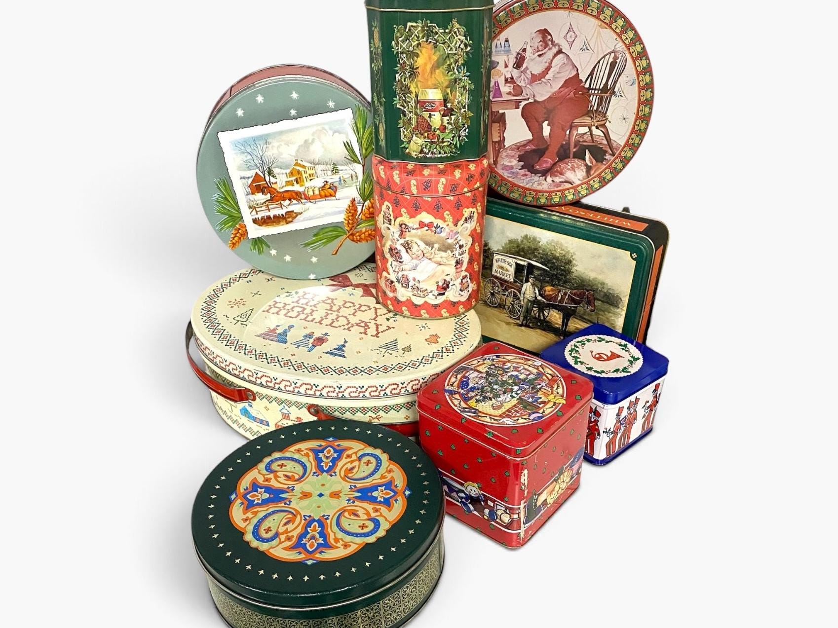 Deluxe fruitcake tin - Etsy 日本