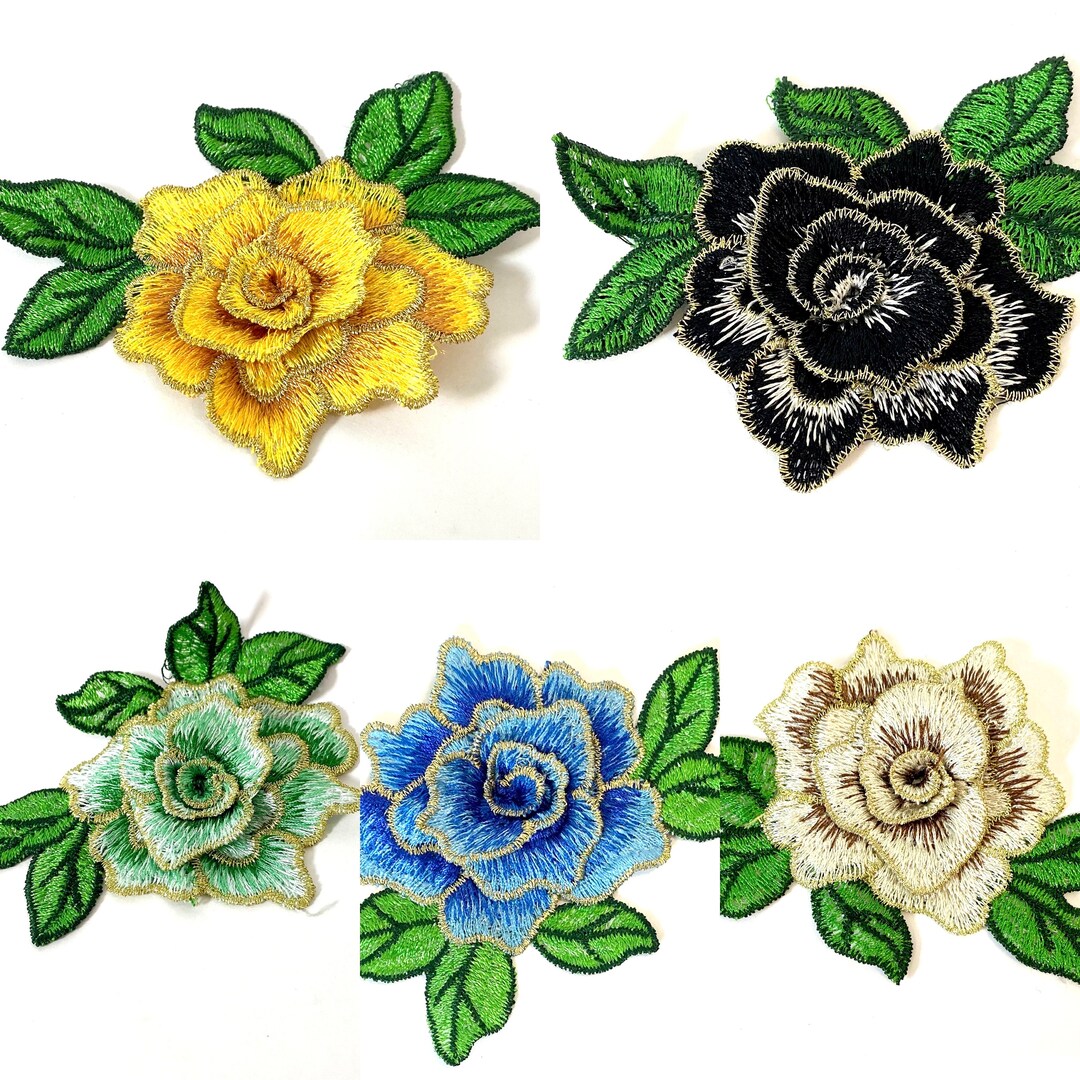 3D Organza Fabric Artificial Rose Flowers Patch Chest Flower 27CM Wedding Dress Neck Decoration DIY Sewing Applique
