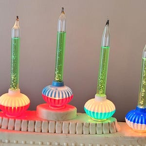 Oil Filled Bubble Light Tube - Light Green Oil -  **Tube Only**