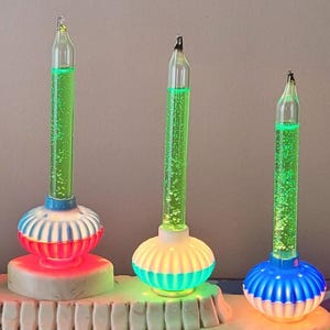 Oil Filled Bubble Light Tube - Emerald Green Oil -  **Tube Only**