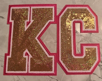 Chiefs KC Sequin Large Patch