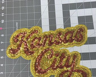 Chiefs Kansas City Script Large Patch