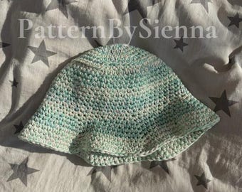 Mönster för virkad hinkhatt - Steg för steg, nybörjarvänlig handledning