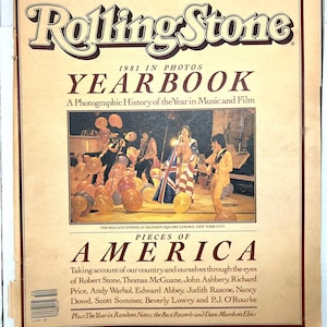 1981 Rolling Stone Magazine Yearbook Issues 359/360