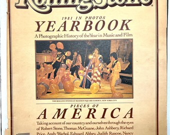 1981 Rolling Stone Magazine Yearbook Issues 359/360