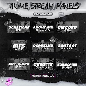 SORCERERS Grudge Anime Stream Panels For Twitch And More