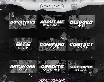 SORCERERS Grudge Anime Stream Panels For Twitch And More