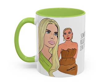 RHOM Alexia & Marysol "Right for the Hole, Wrong for the Soul", Ceramic Mug, (11oz, 15oz) featuring Alexia Nepola and Marysol Patton