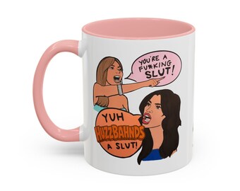 RHORI Jo-Ellen vs. Rulla Ceramic Mug, (11oz, 15oz) featuring Jo-Ellen Tiberi and Rulla Pontarelli