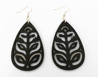 ʻOhʻia Lehua Wood Earrings