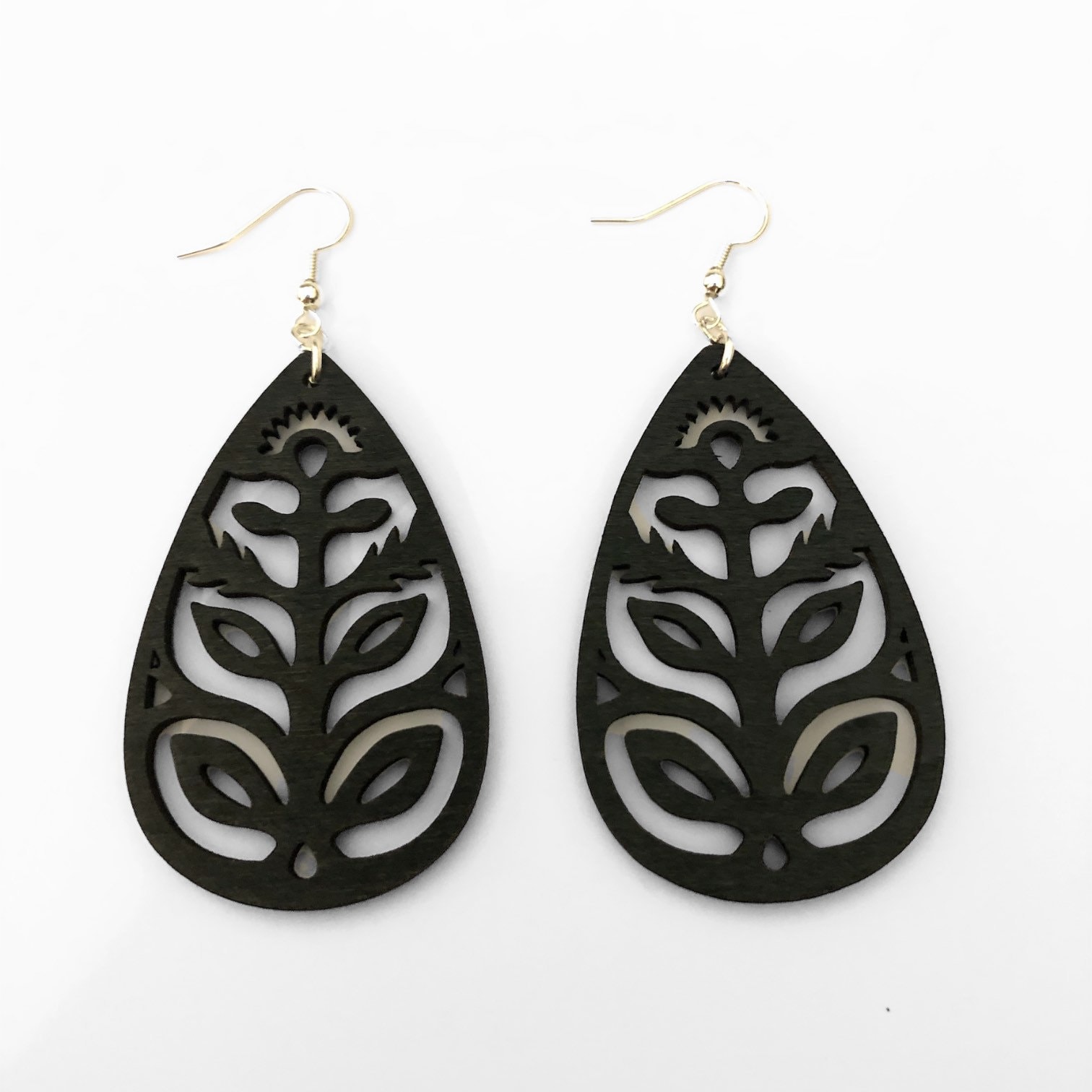 ʻOhʻia Lehua Wood Earrings