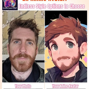 Custom Manga Style Avatar, Custom Portrait, Anime Essence Avatar, Manga Persona Portrait, Custom Comic Avatar, Anime Style Avatar