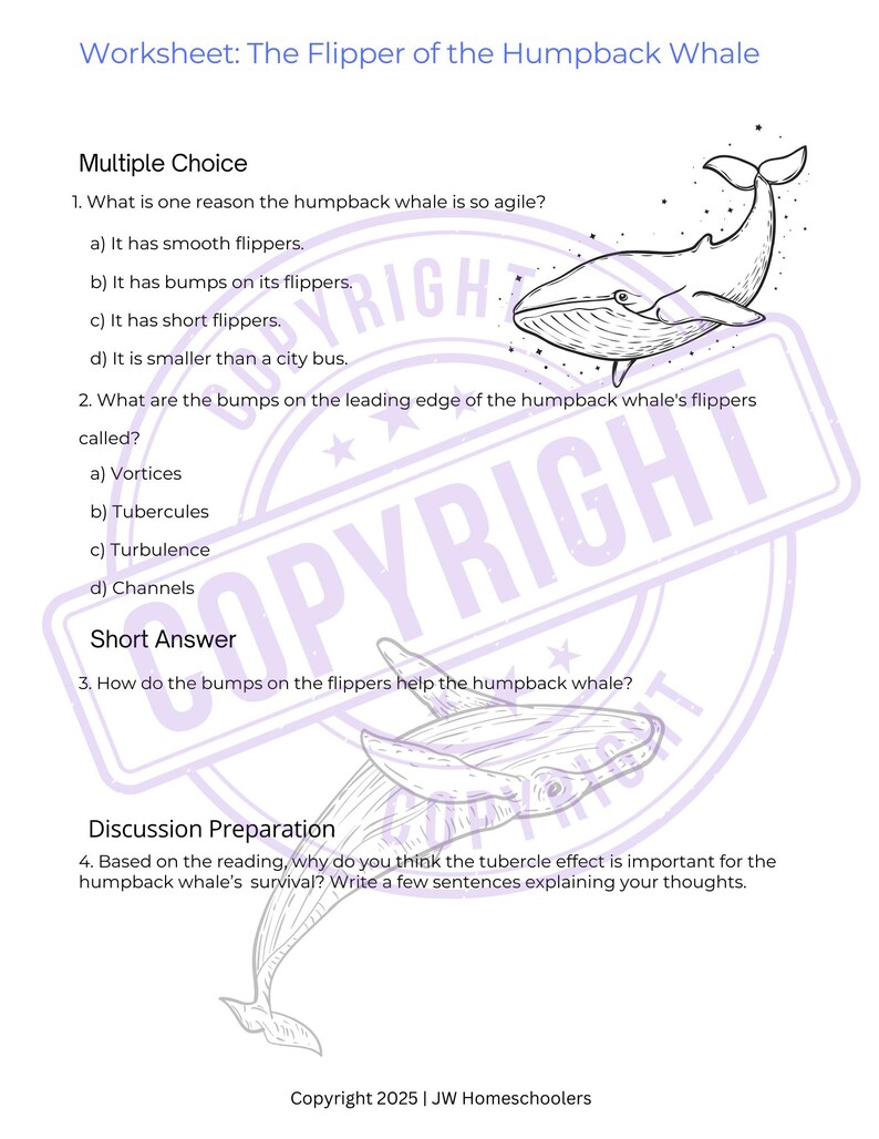 The Amazing Flipper of the Humpback Whale – Homeschool Science ...