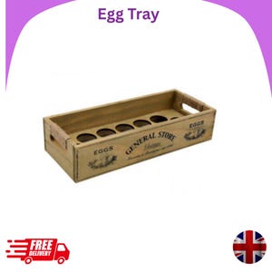 Egg Bed Tray - Stackable Shelf Display Holder for Kitchen - Farm Fresh Storage Big Capacity