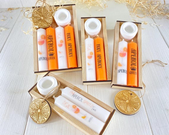 Spritz Sommer Vibes Kerzenset Geschenkset