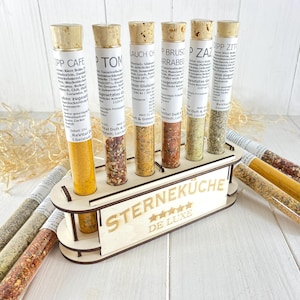Spice in a test tube, star cuisine, grill master spice, utensil holder, spice carrier, Christmas gift, men&#39;s gift,