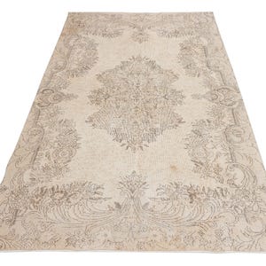 6x9 Vintage Rug, Persian Rug, 6x9 Beige Anatolian Rug, Area Rug, 6x9 Saloon Rugs, Bedroom Rug, Kitchen Rug, Living Room Rug, 6x9 Persian rug