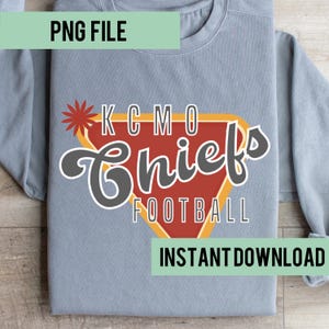 Retro Kansas City Football Design- Digital Download
