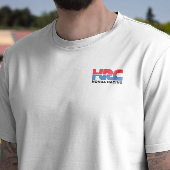 Honda Racing Red and Blue Heather Performance Tee Honda Racing Red and Blue Heather Performance Tee