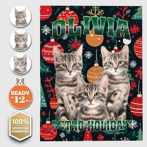 90er Jahre Vintage Bootleg Retro Urlaub Individuelles Haustier Digitales Porträt, Personalisiertes Haustier Porträt, Haustier Erinnerungsgeschenk, Individueller Hund Gemälde, Geschenk