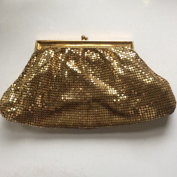vintage gold clutch