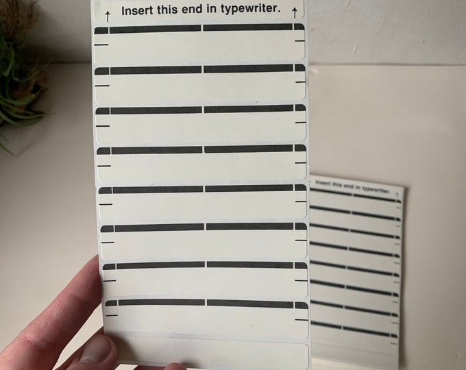 Type Writer Label This item is unavailable - Etsy