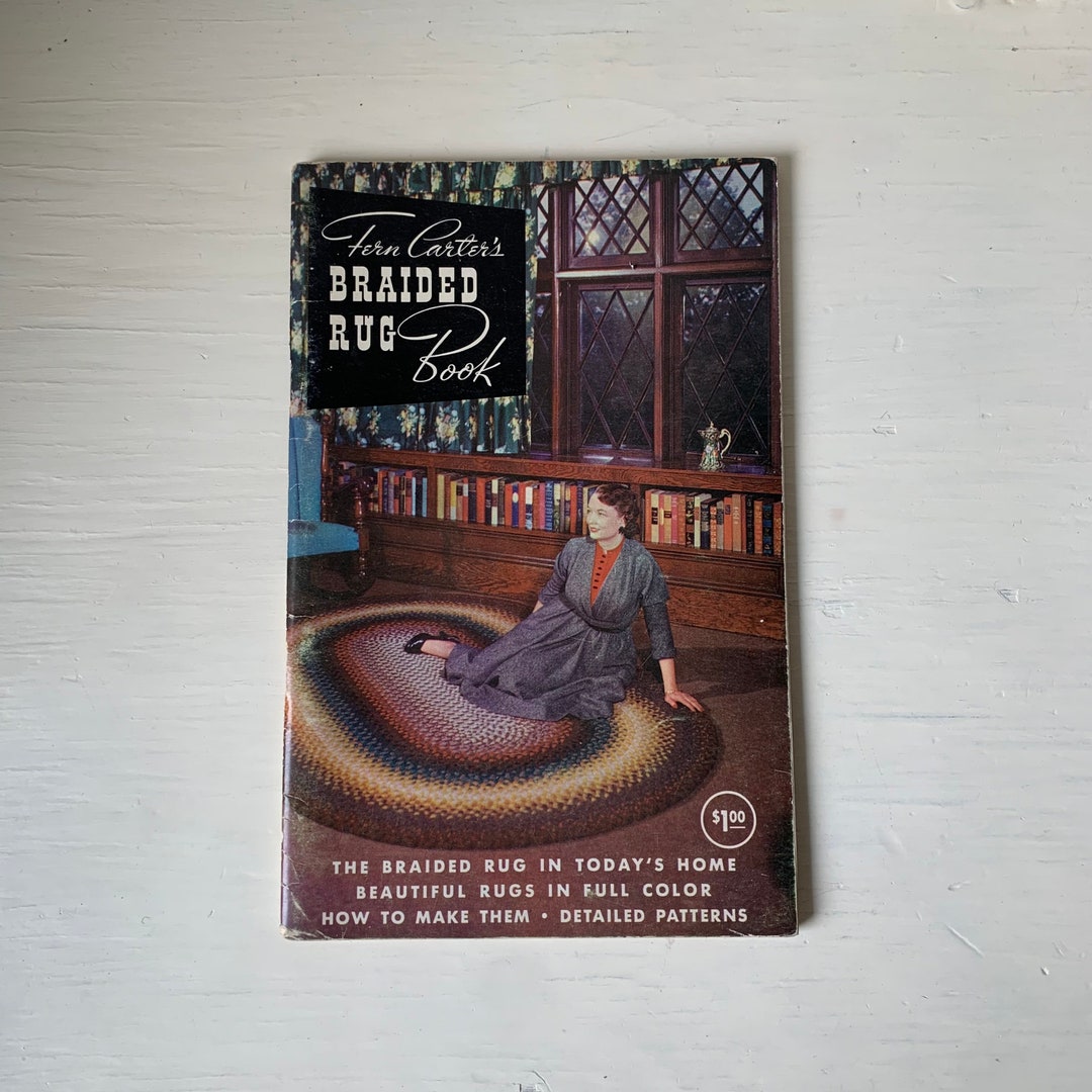 Vintage Craft Book Braided Rugs Braided Rug Book by Fern Etsy