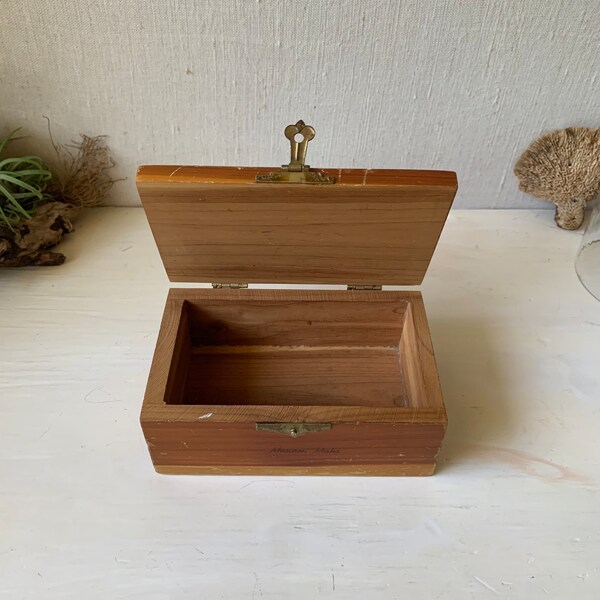 Cedar Jewelry Box Etsy