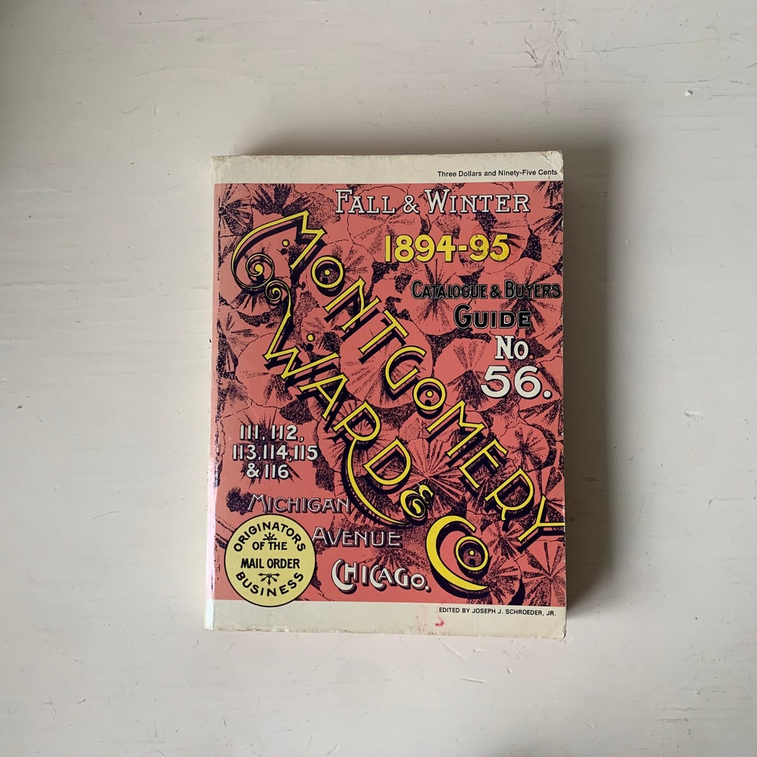 Vintage Montgomery Ward Catalog 18941895 70s Reprint Antique Victorian