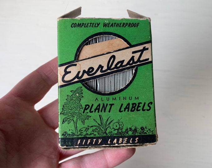 Vintage Plant Labels 50 Everlast Aluminum Vintage Garden Supply Plant