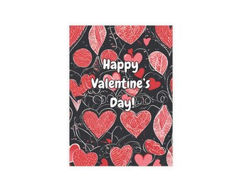 Postales románticas con notas de amor para San Valentín con sobres