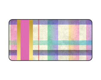Geometric Desk Mat Colorful Modern Work-From Home Office Decor
