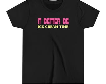 Eiscreme-Zeit-Jugend-T-Stück Spaß-Feinschmecker-Grafik-Hemd