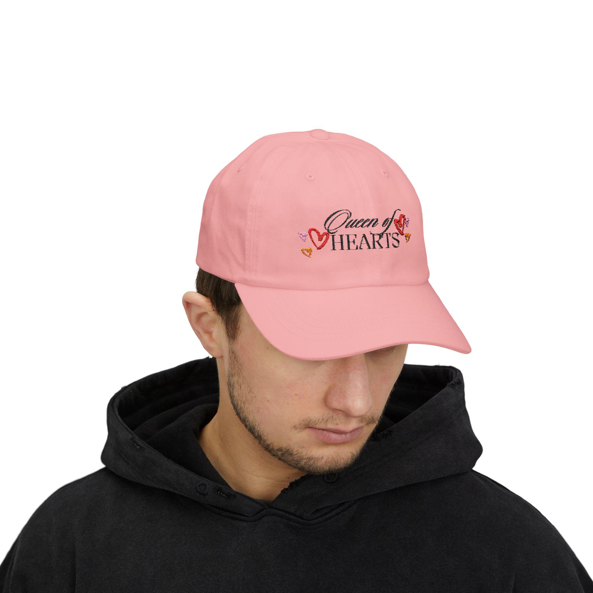 Cappellino Da Baseball Donna YuMENo Con Cuore Ricamato – Vintage Cotone Lavato, Regolabile, Basso Profilo, Ideale Per Uso Quotidiano E Sport