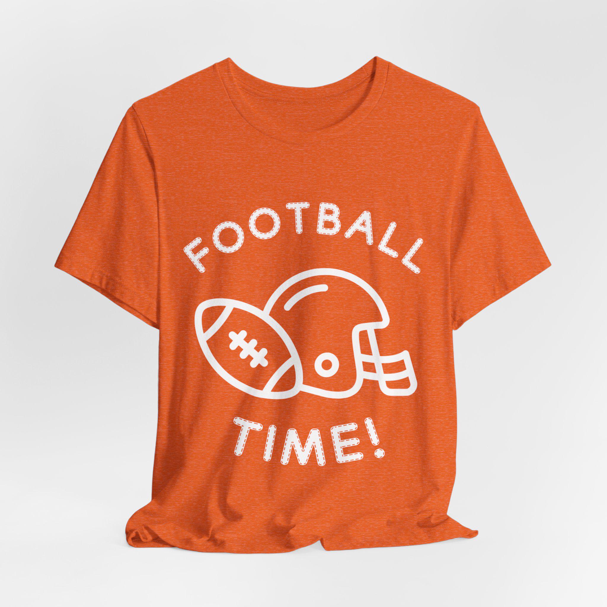 Football Time T-shirt, Unisex Jersey Short Sleeve Tee